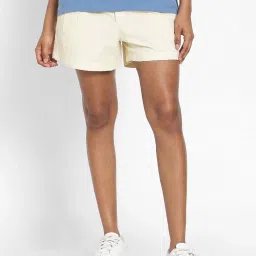 American Eagle Beige Cotton Regular Fit Shorts image 1