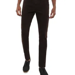 Van Heusen Denim Labs Dark Brown Skinny Fit Jeans-image-74