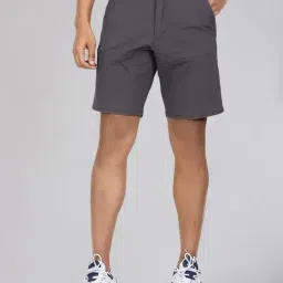 Wrangler Grey Regular Fit Shorts-image-11