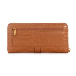 Guess Pecan TIBERIA Large Zip Around Wallet image 2