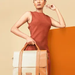 Assembly Beige Medium Laptop Messenger Bag with USB Charging Port image 2