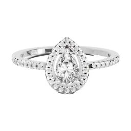 Sparkles Lab Grown Diamond 14k (585) White Gold Ring for Women-picture-36
