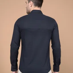 Crimsoune Club Navy Blue Slim Fit Shirt image 2