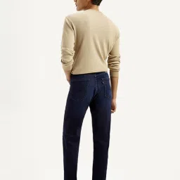 Levi's 505 Navy Regular Fit Jeans image 2