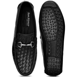 San Frissco Men's Black Casual Loafers image 3