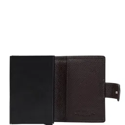 Da Milano Unisex Animal Textured Leather Card Holder image 3