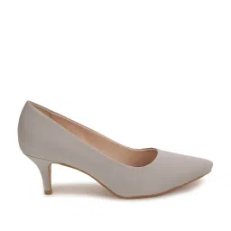 Bata Women's Grey Stiletto Pumps image 1