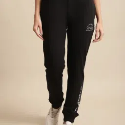 Cantabil Black Printed Joggers-picture-16