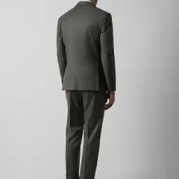 Van Heusen Grey Slim Fit Texture Four Piece Suits image 2