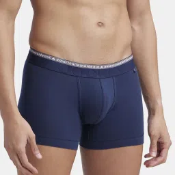 Jockey US60 Men's Super Combed Cotton Elastane Stretch Solid Trunk with Ultrasoft Waistband image 2