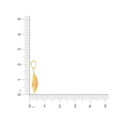 Malabar Gold and Diamonds 22k Gold Pendant without Chain for Women image 3