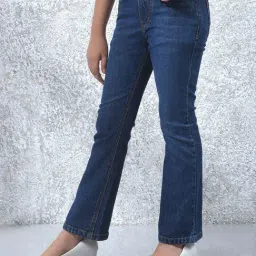 Crimsoune Club Girls Blue Cotton Jeans-picture-20