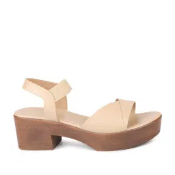 inc.5 Inc 5 Women's Beige Ankle Strap Sandals image 1