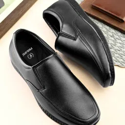 Prolific Men's Black Slip On Shoes image 1