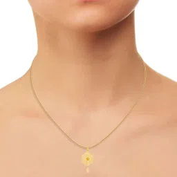 Malabar Gold and Diamonds 22k Gold Pendant without Chain for Women image 2