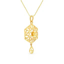 Malabar Gold and Diamonds 22k Gold Pendant without Chain for Women image 3