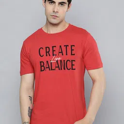 Huetrap Men Typography Printed Round Neck Pure Cotton T-shirt-picture-25