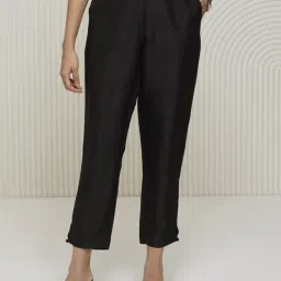 Artagai Jet Set Elevated Basics Slim Pants with Side Slit and Buttons image 1