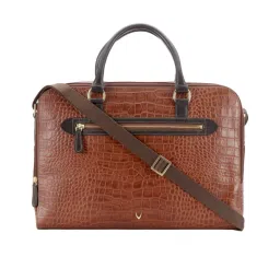 Hidesign Tan Textured Medium Messenger Bag image 1