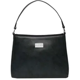 KLEIO Dark Green Solid Medium Hobo Handbag image 1