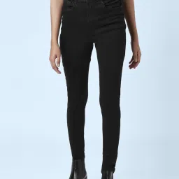 SF Jeans by Pantaloons Black High Rise Jeans image 1