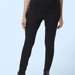 SF Jeans by Pantaloons Black High Rise Jeans image 1