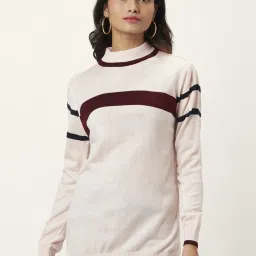 Honey by Pantaloons Pink Printed Sweater image 1