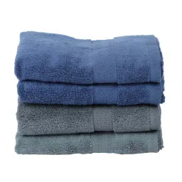 Bianca Paradiso Navy & Grey 100% Cotton 500 GSM Hand Towels - Set of 4 image 2