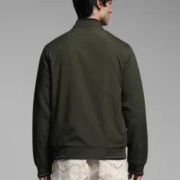 Jack & Jones Green Polyester Regular Fit Solid Reversible Jacket image 2