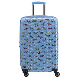 CARPISA 4 Wheel Blue Medium Hard Cabin Trolley - 42 cm image 1
