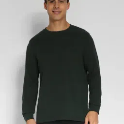 American Eagle Moss Green Regular Fit T-Shirt-image-46