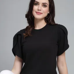 Style Quotient Black Regular Fit Top image 1