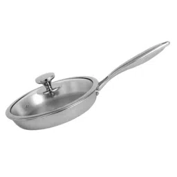 Nirlon Silver Stainless Steel Others SS_Platinum_Fry Pan 22-image-13