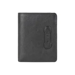 Hidesign Ecom Black Casual Leather Bi-Fold Wallet for Men image 1