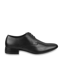 Metro Men's Black Brogue Shoes image 1