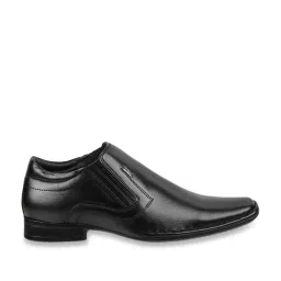 Mochi Men's Black Formal Loafers image 1