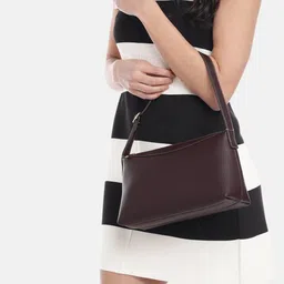 MANGO PU Structured Shoulder Bag image 5