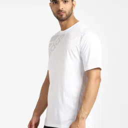 adidas White Round Neck T-Shirt image 3