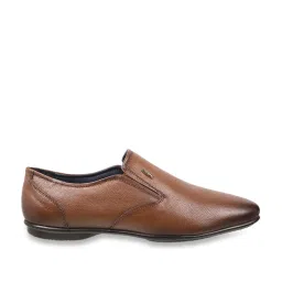 Mochi Men's Brown Formal Loafers image 1