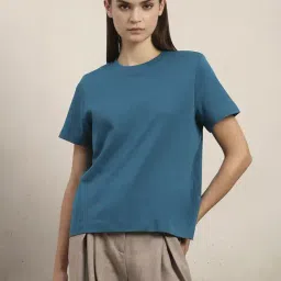 Vero Moda Blue Naima Regular Fit T-Shirt-picture-32