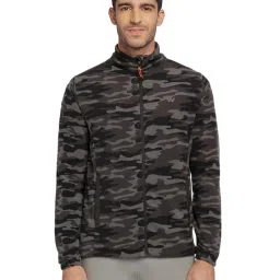 Wildcraft Black Regular Fit Camouflage Jacket image 1
