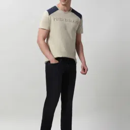 Peter England Black Cotton Regular Fit Jeans image 5