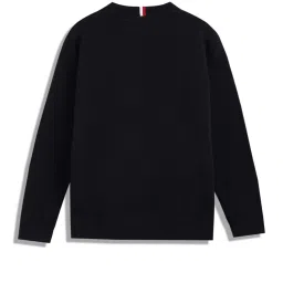 TOMMY HILFIGER Boys Navy Cotton Embroidered Sweater image 2