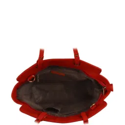 Giordano Red Solid Medium Shoulder Handbag image 4