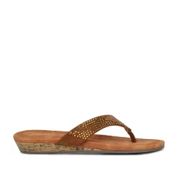 Inc.5 Women's Tan Thong Sandals image 2