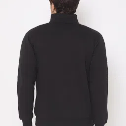 Duke Black Regular fit Solid Sweatshirt image 2