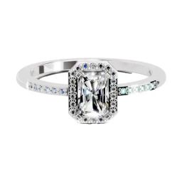 Sparkles Lab Grown Diamond 14k (585) White Gold Ring for Women-picture-24