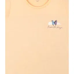 Monte Carlo Kids Peach Solid T-Shirt image 3