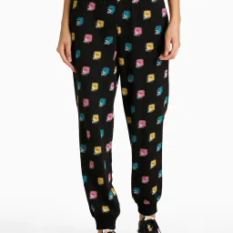 Puma Regular Fit Brand Love All Over Print Sweatpants image 1