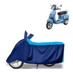 Auto Pearl Two Wheeler Cover for Vespa Elegante BS6 - Cyan, Blue-picture-38